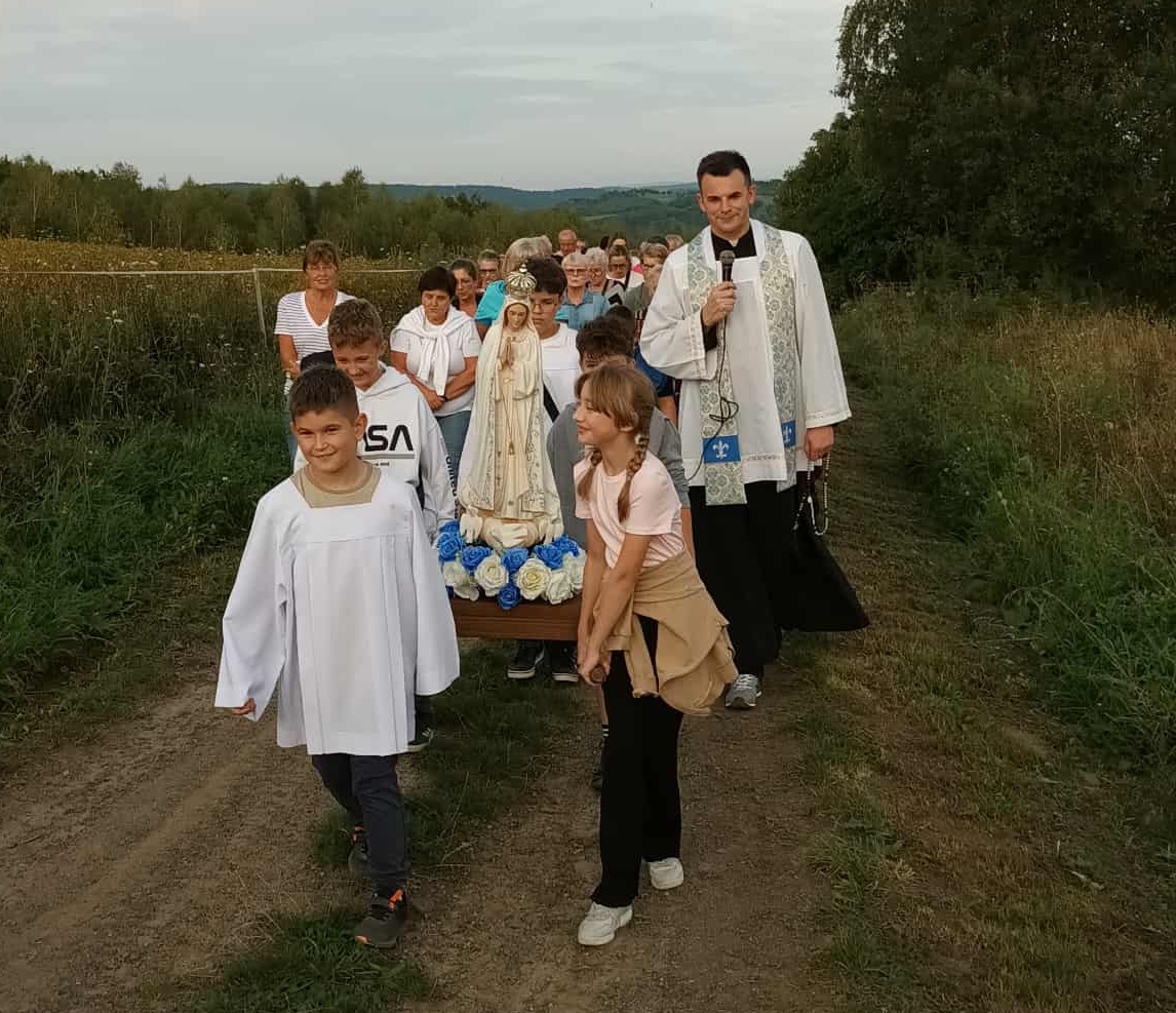 Nabożeństwo fatimskie i procesja na Górę Miłosierdzia