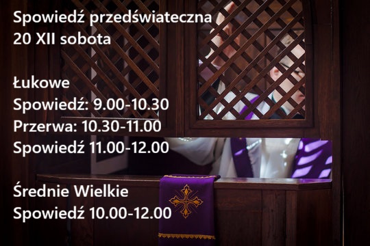 Spowiedź przedświąteczna