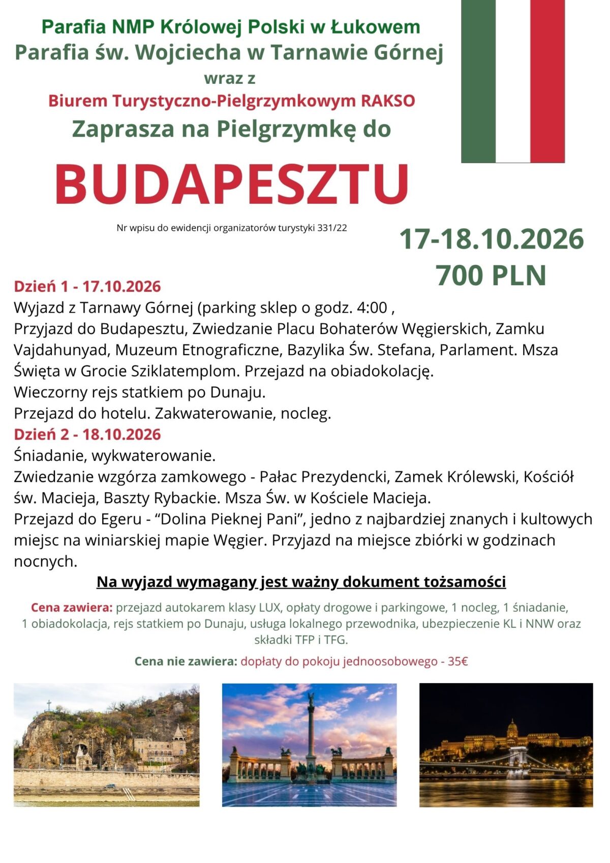 Pielgrzymka do Budapesztu