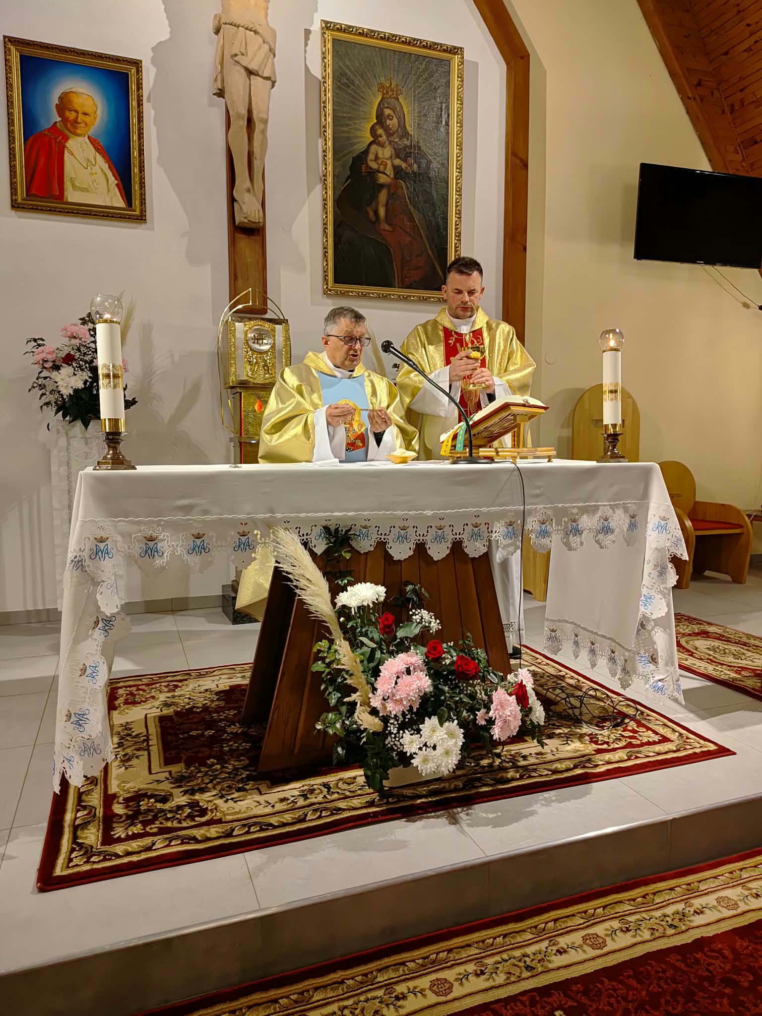 Odpust Matki Bożej Różańcowej w Średnim Wielkim i Jubileusz Ks. Zbigniewa Mackiewicza